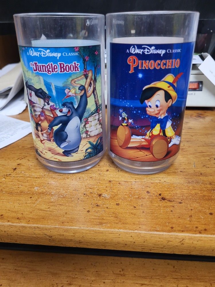 1994 Burger King Disney Collector Cups