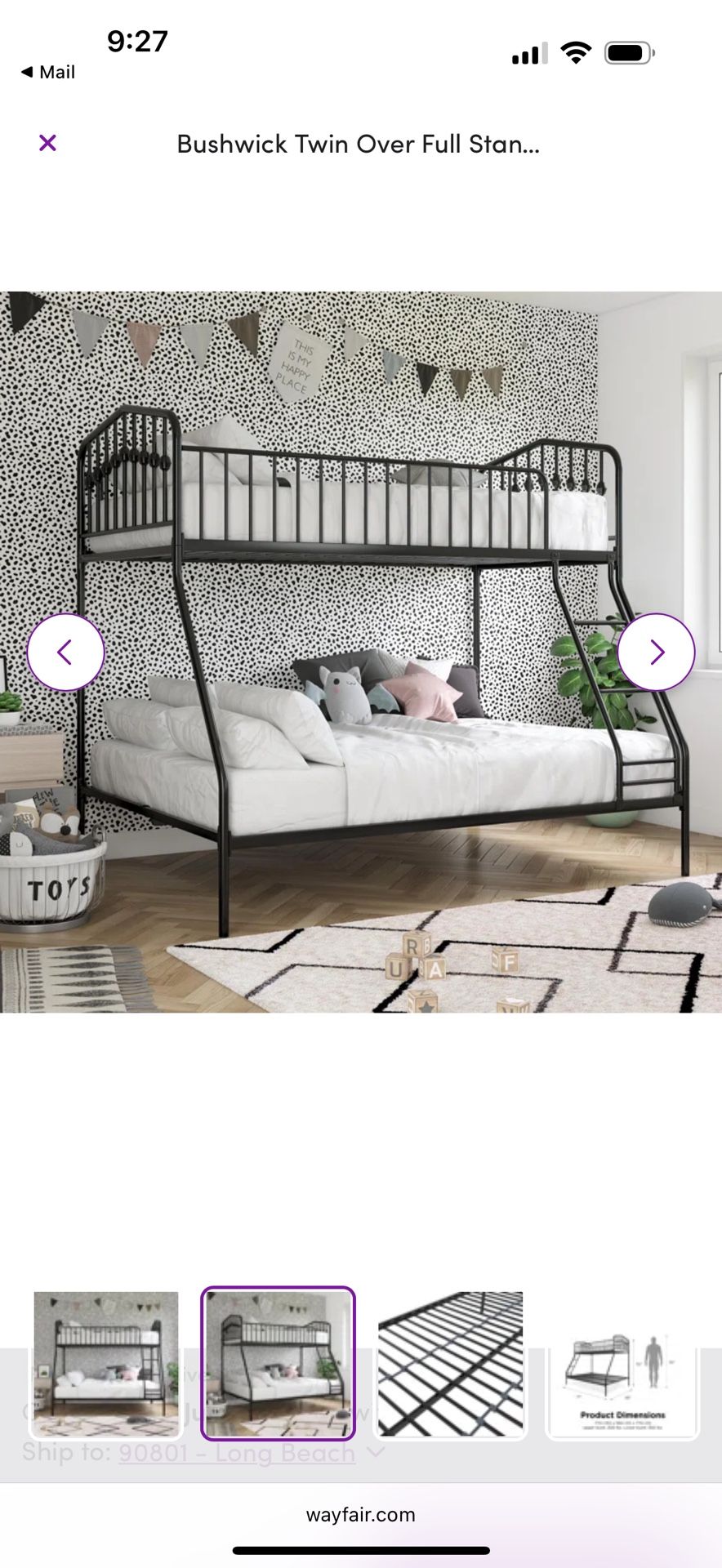 Bunk Bed (Queen + Twin)