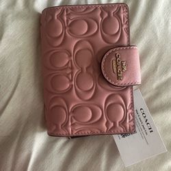 Coach Powder pink wallet