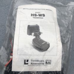 MODEL  HS-WS  TRANDUCER