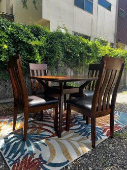 Dining table with chairs