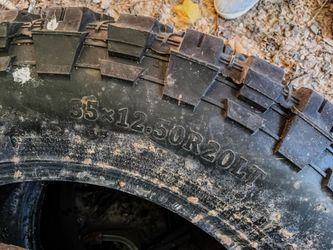 35x12.50R20LT Mud Terrain Tire