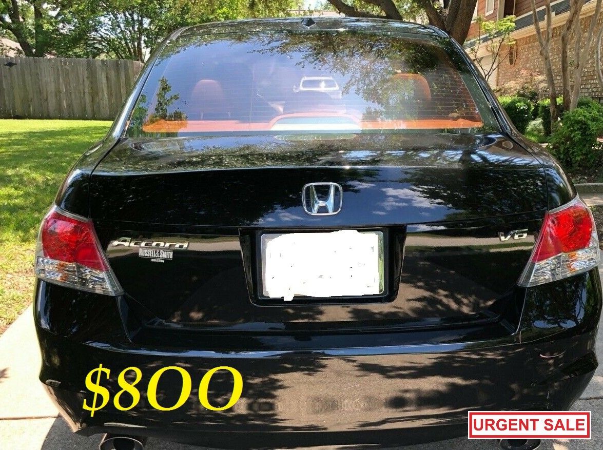 🟢💲8OO I'm selling urgent! 2OO9 Honda Accord Runs and drives great. Clean title in hand! Mechanically perfect! very strong V6🟢