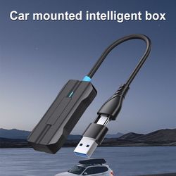 Carplay Wireless Adapter Converts Wired To Wireless Wireless Adapter Plug & Play Wireless CarPlay Connect Fast for iPhone iOS 12+ for Factory Wired Ca