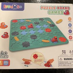 Fygurso STEM Puzzle Logical Road Builder Board Game with Pullback Dozers 
