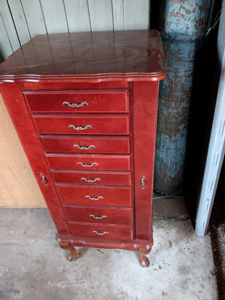 Vintage Powell Jewelry Armoire 