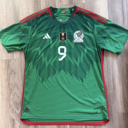 Authentic 2022-23 Adidas Mexico Raul Jersey