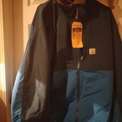 New Men's Carhartt Raincoat Size 2x