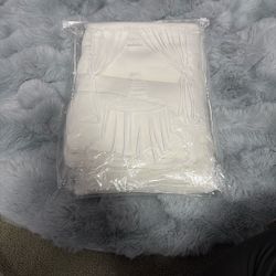 Set Of 2 White Wedding Arch Drapes 