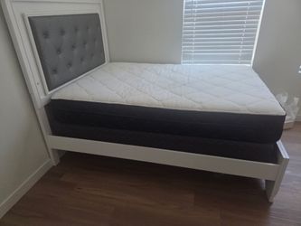 Berly used tween LED bed frame and mattress 700 OBO