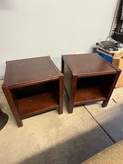 Wooden storage boxes
