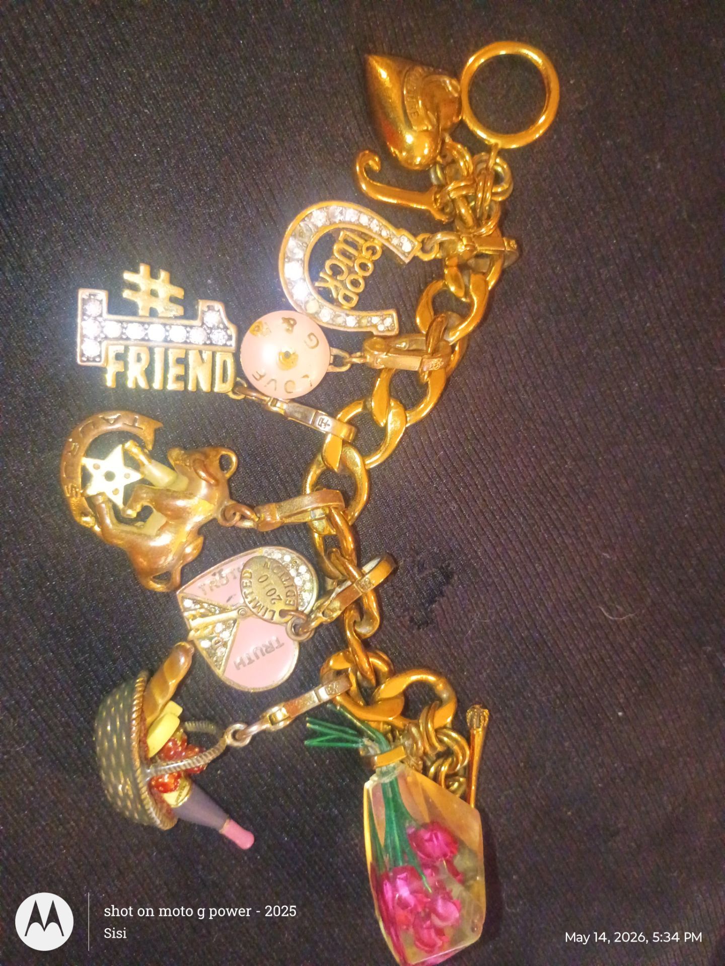 Juicy couture charm bracelet