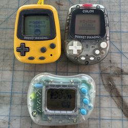 JAPANESE Pocket Pikachu 1 & 2 With Bonus Game