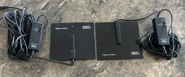 Set of 2 Realistic PZM Pressure Zone Microphones/Tested & Working