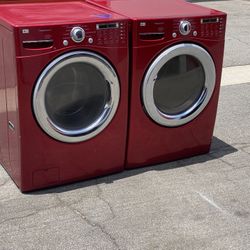 LG Set Gas Dryer And Washer 