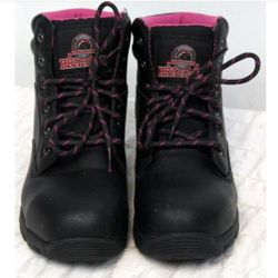 Womens Steel Toe Brahma Boots. Size 7.5 