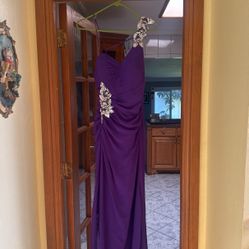 Purple Long Dress 