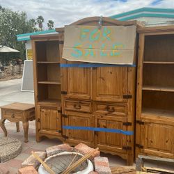 Mexican Pine Entertainment Center