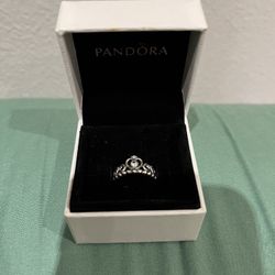 Pandora Princess Tiara Promise Ring (Sz 6)