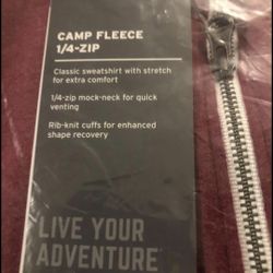 women's eddie bauer 1/4 zip camp fleece xs