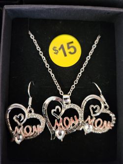 Mother's Day Necklace & Earring Set
