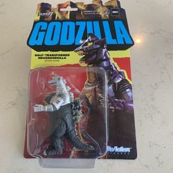 HALF TRANSFORMER MECHAGODZILLA GODZILLA 