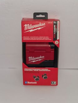 Milwaukee REDLITHIUM USB Bluetooth Jobsite Ear Buds Brand New