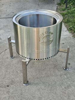 Bonfire, Stand & Shelter 2.0 Bundle 19.5 in. x 19.5 in. x 17.5 in. Outdoor Stainless Steel Wood Burn