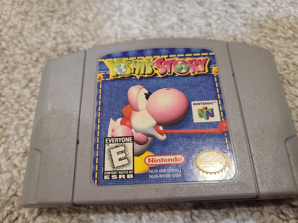 Yoshi's Story N64 Cartridge