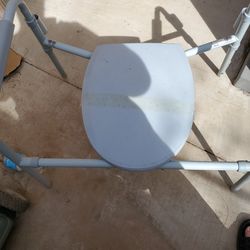 Used over the toilet handicap toilet