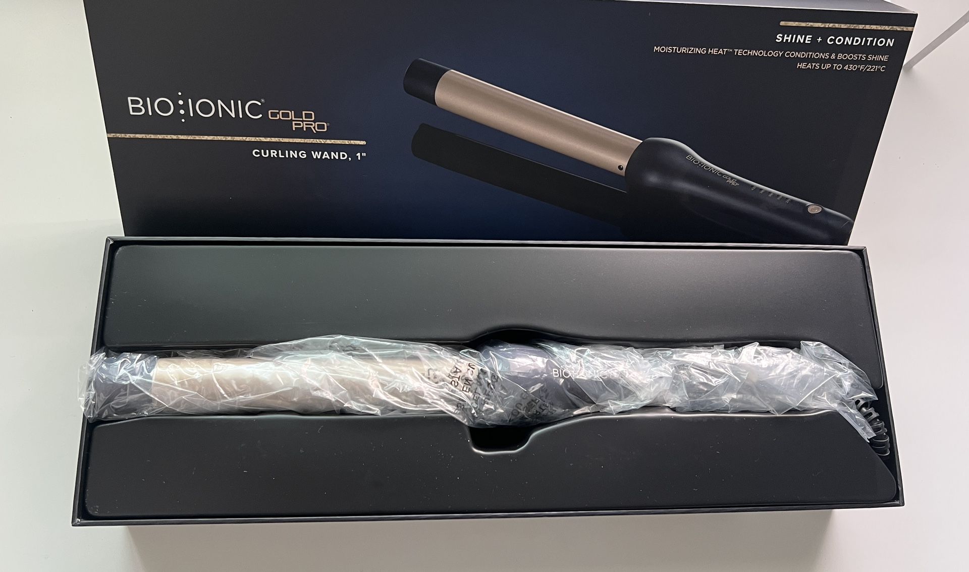 Brand New Bio Ionic Gold Hair Curler