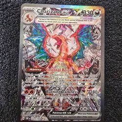 Charizard ex Tera Pokémon Card 223/197 OBF