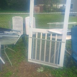 Metal Screen Door Needs A New Screen Only We Have 2 Of Them Not Posting Together 