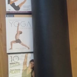 Yoga Mat And Six Yoga Movies