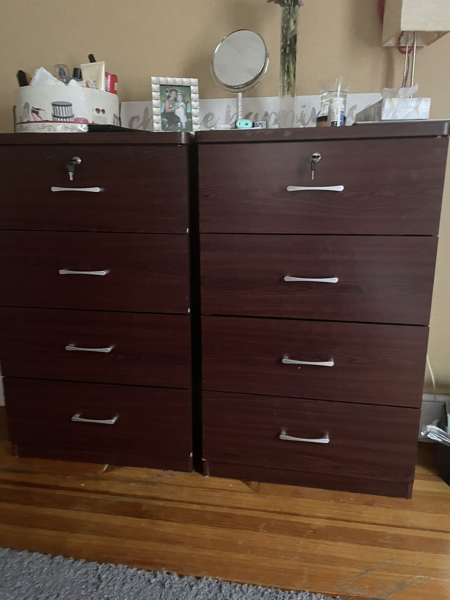 Two Chest Dressers Used For Less Than A Month