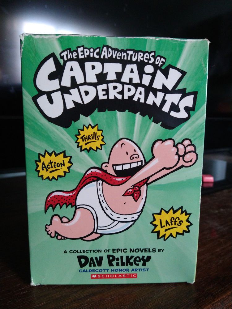 Books captain underpants