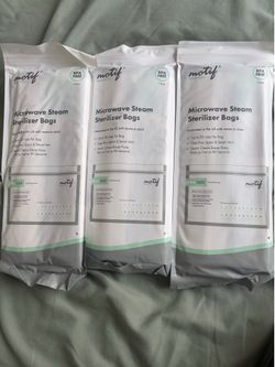 Microwave steam sterilizer bags  Pack3