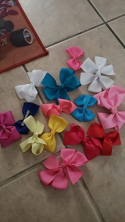 Girl bows
