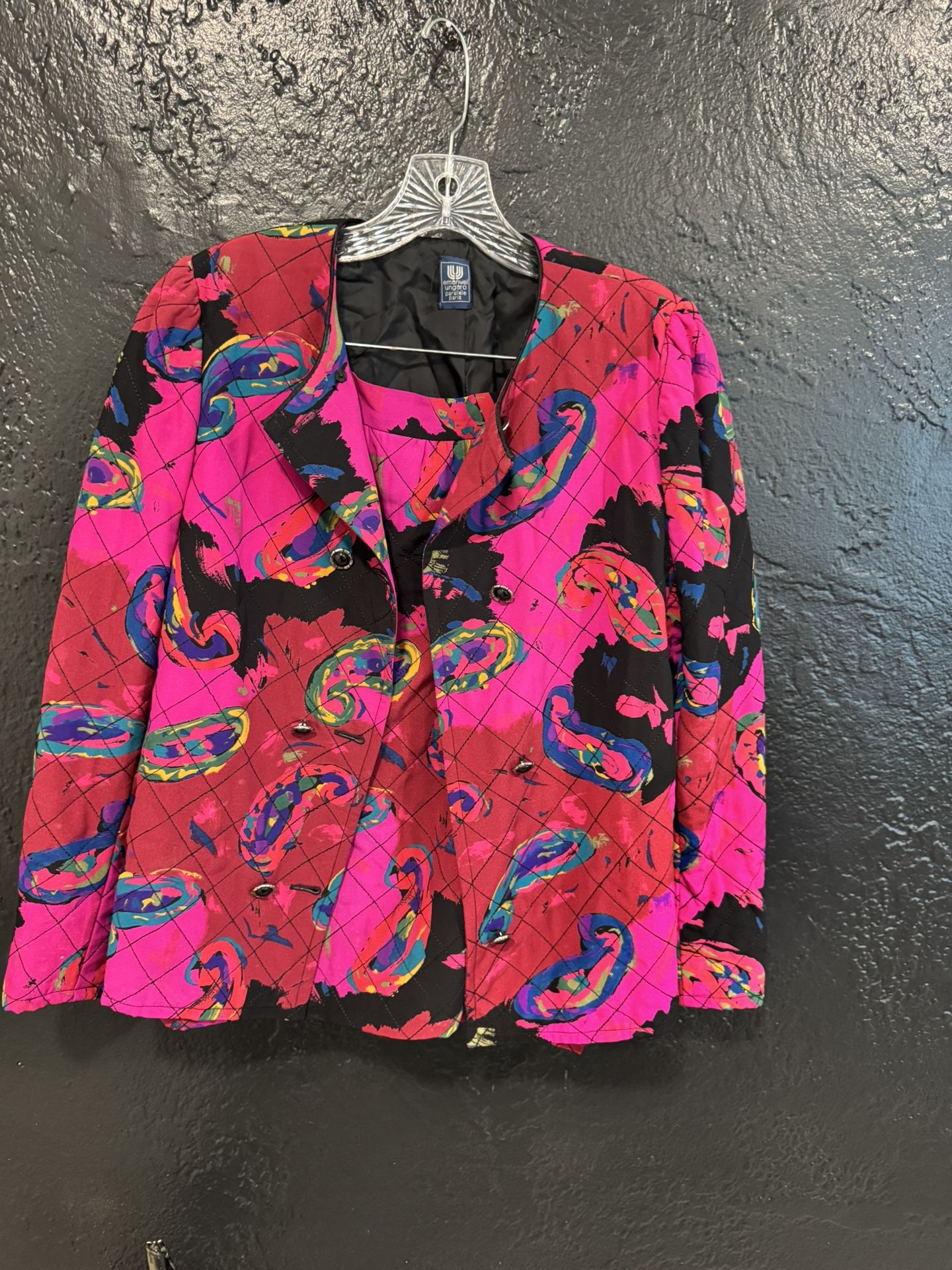 Ungaro Parallele Quilted Skirt Set SZ 2-4
