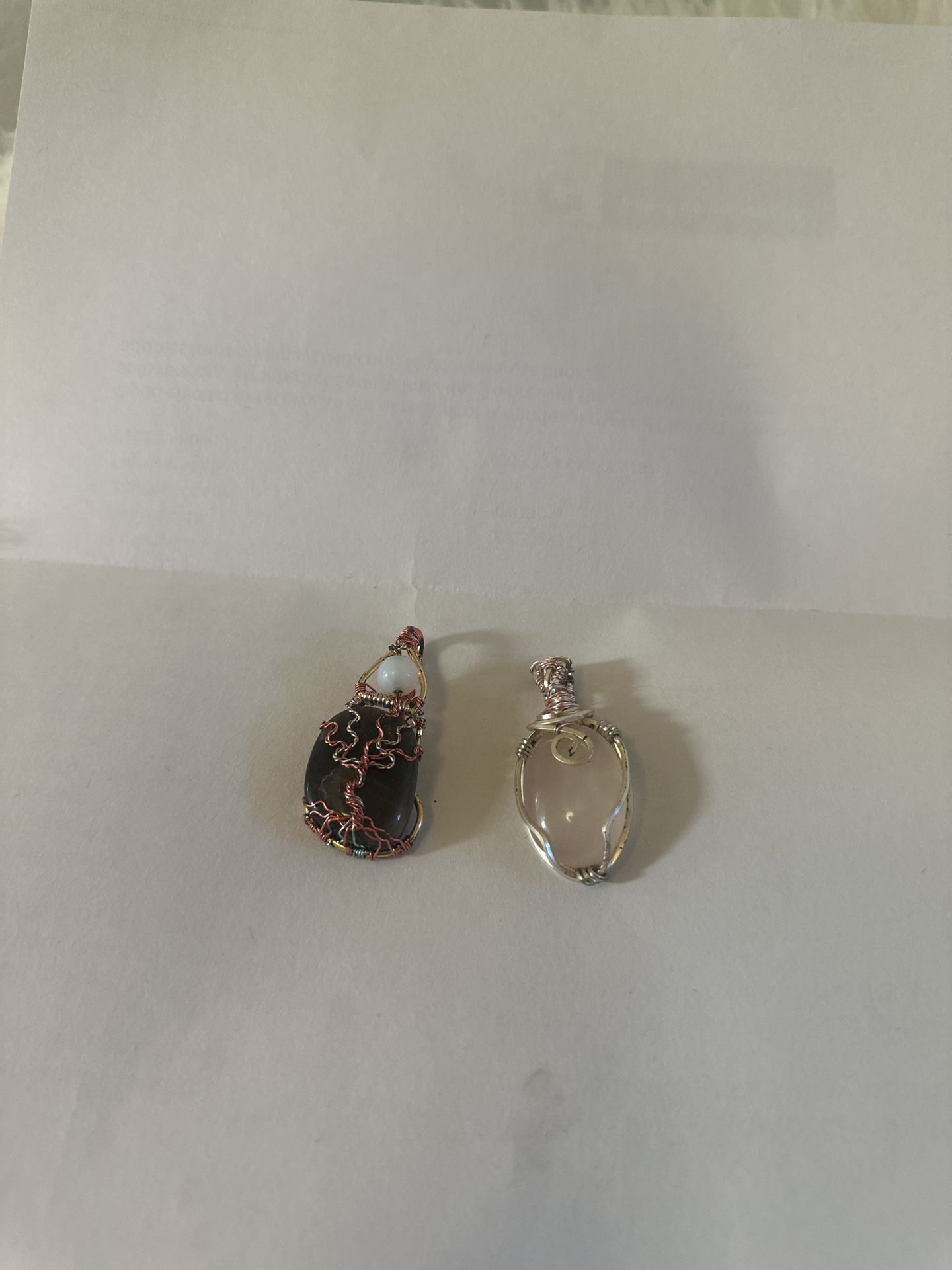 2 Rock Pendants 