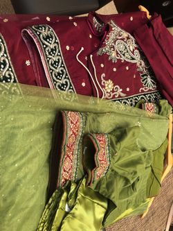 Two new net saris