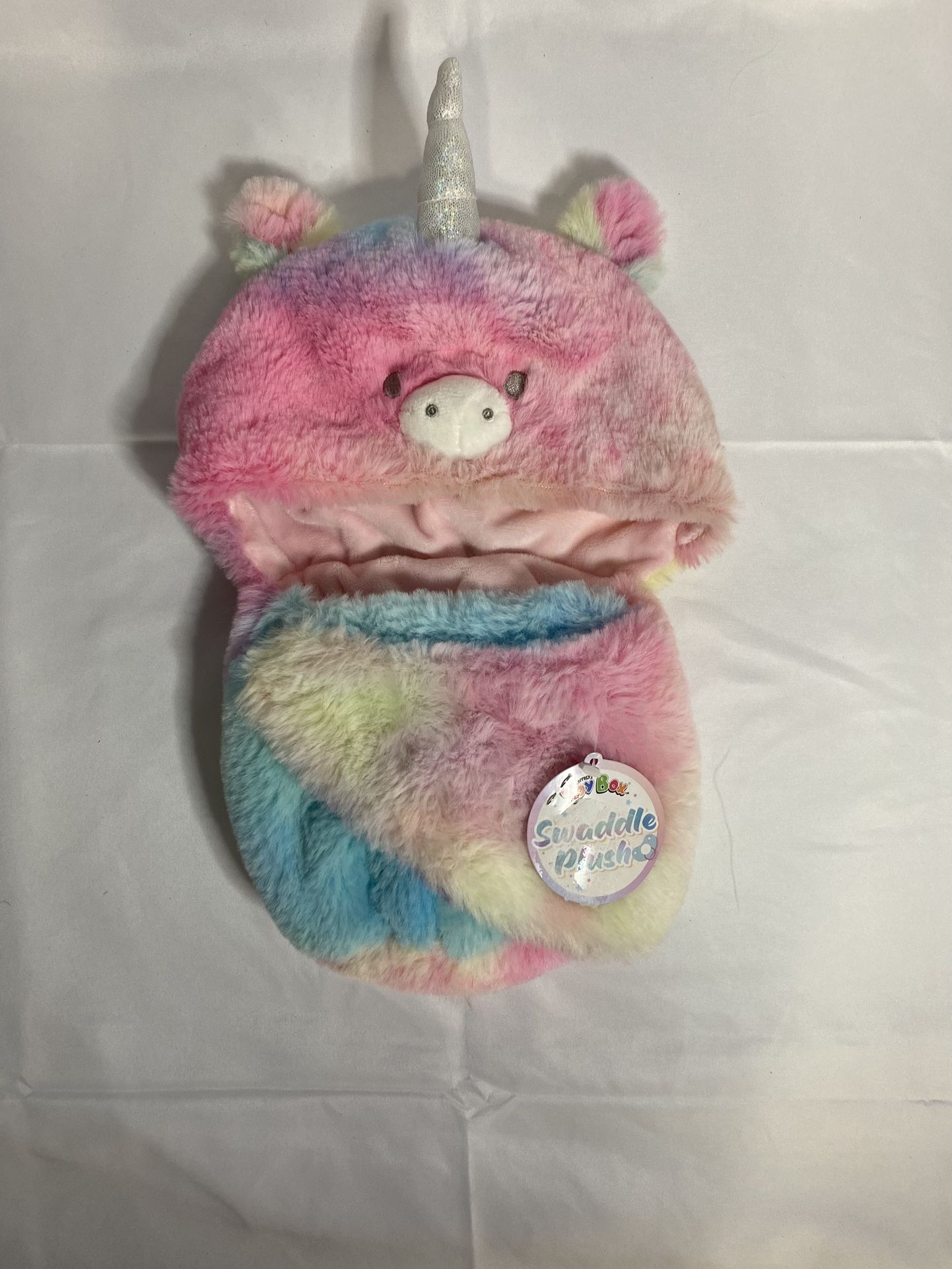 Geoffrey’s Toy Box Swaddle Plush Unicorn - 2 Pack