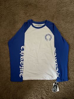 Blue/White Chrome Hearts Long-sleeve