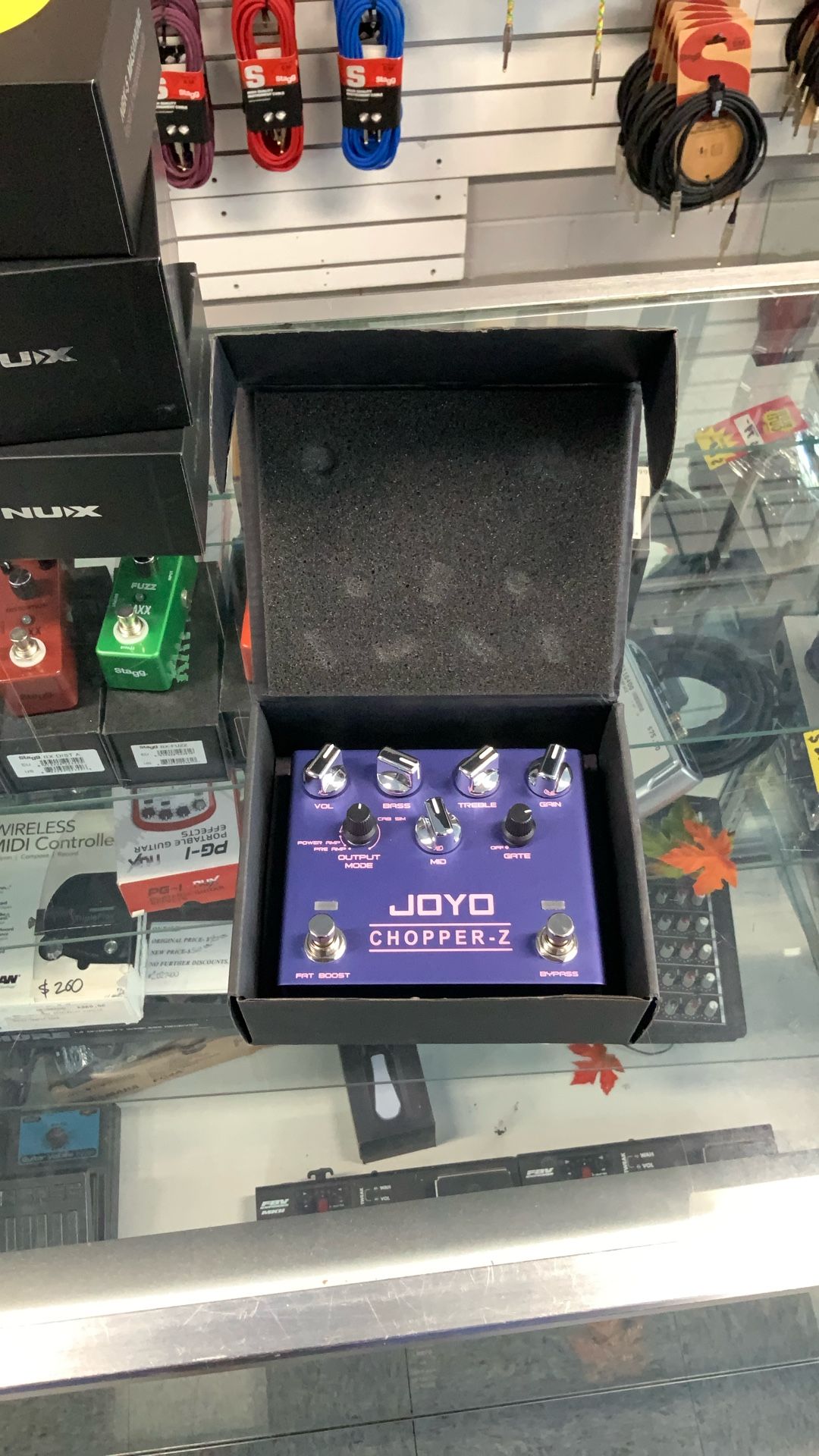 JOYO R-18 Chopper-Z High Gain Amp Sim Guitar Effect Pedal Built IN Noise Gate