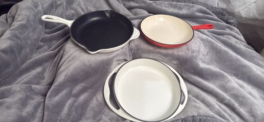 LE CREUSET 3-Piece Cookware & Baker Set - Teal, Mint, & Flame Orange