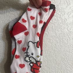 Hello Kitty Valentines Socks