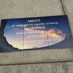 3 Piece Inspiration Art Work 