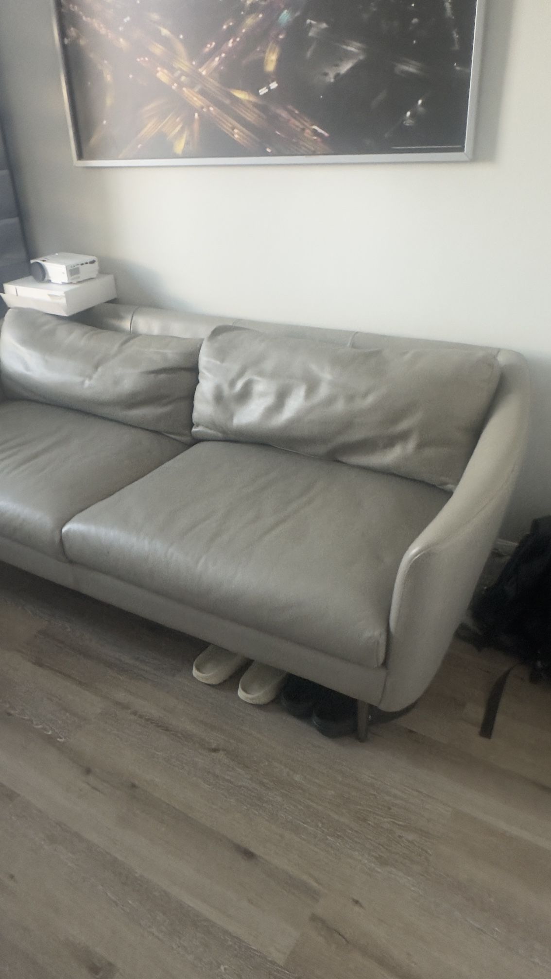 Sloane Leather Sofa 78"