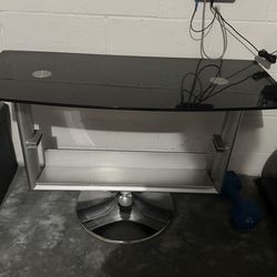 Tv glass table
