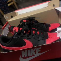 Nike Mens/court Vision /Lonn/black University Red-white
